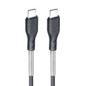 Kabel USB C - USB C Forcell F-ENERGY QC4.0 PD 5A 100W pro zařízení 1 m - černý