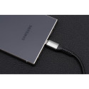 Kabel USB-A na USB-C Forcell F-ENERGY QC4.0 3A 66W pro nabíjení 0,5 m - černý