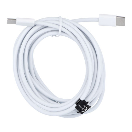 Kabel USB-C na USB-C PD 30W QC3.0 3A 3 m bílý