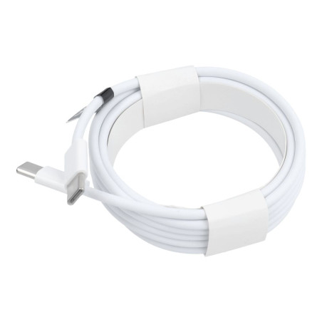 Kabel USB-C na USB-C 30W PD QC3.0 3A 2 m bílý
