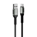 Forcell F-ENERGY kabel USB-A na USB-C 66W 0,25 m černý