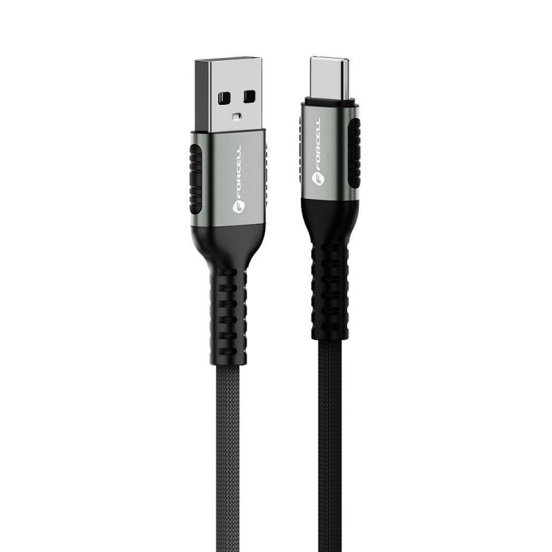 Kabel Forcell F-ENERGY pro zařízení USB-C - black (0,25 m)