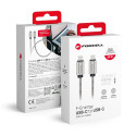 Kabel Forcell F-ENERGY USB-C/USB-C QC4.0 PD 60 W 2 m stříbrná