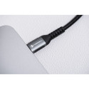 Kabel Forcell F-ENERGY QC4.0 PD 5A 240W pro USB-C zařízení 0,25 m - černý