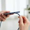 Forcell F-ENERGY kabel USB-C na USB-C 100W PD/QC4.0 1,2 m - tmavě modrý