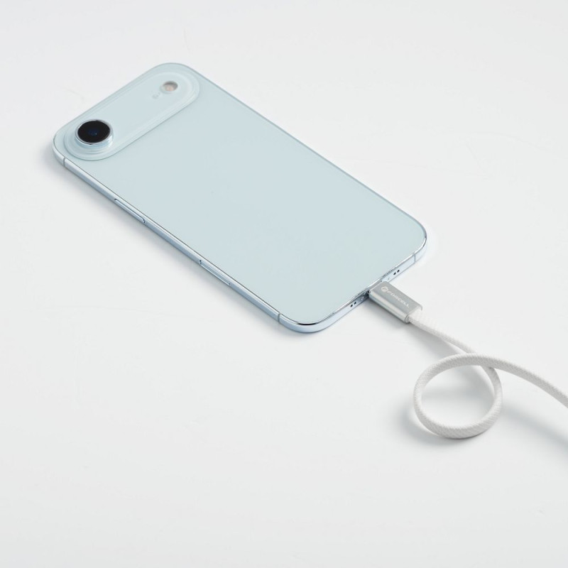 Kabel Forcell F-ENERGY pro zařízení USB-C - bílá 1,2 m