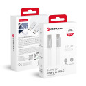 Forcell F-ENERGY USB-C kabel 100W 1,2 m - bílá