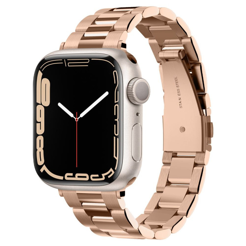 SPIGEN Modern Fit Band kovový řemínek pro Apple Watch 38/40/41mm, růžovo-zlatý