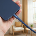 Kabel Forcell F-ENERGY pro USB-C zařízení 1,2 m - tmavě modrá