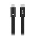 Kabel Forcell F-ENERGY USB-C na USB-C 60W 1,2 m černý