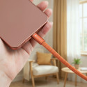 Kabel USB-C Forcell F-ENERGY QC4.0 PD 3A 60W CCFN23 pro USB-C zařízení 1,2 m - oranžový