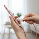 Kabel USB-C Forcell F-ENERGY QC4.0 PD 3A 60W CCFN23 pro USB-C zařízení 1,2 m - oranžový