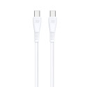 Kabel Blue Star PJ-DQ1-CL pro USB-C zařízení 1 m - bílá