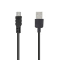 Kabel USB-A na Mini USB 1 m černý