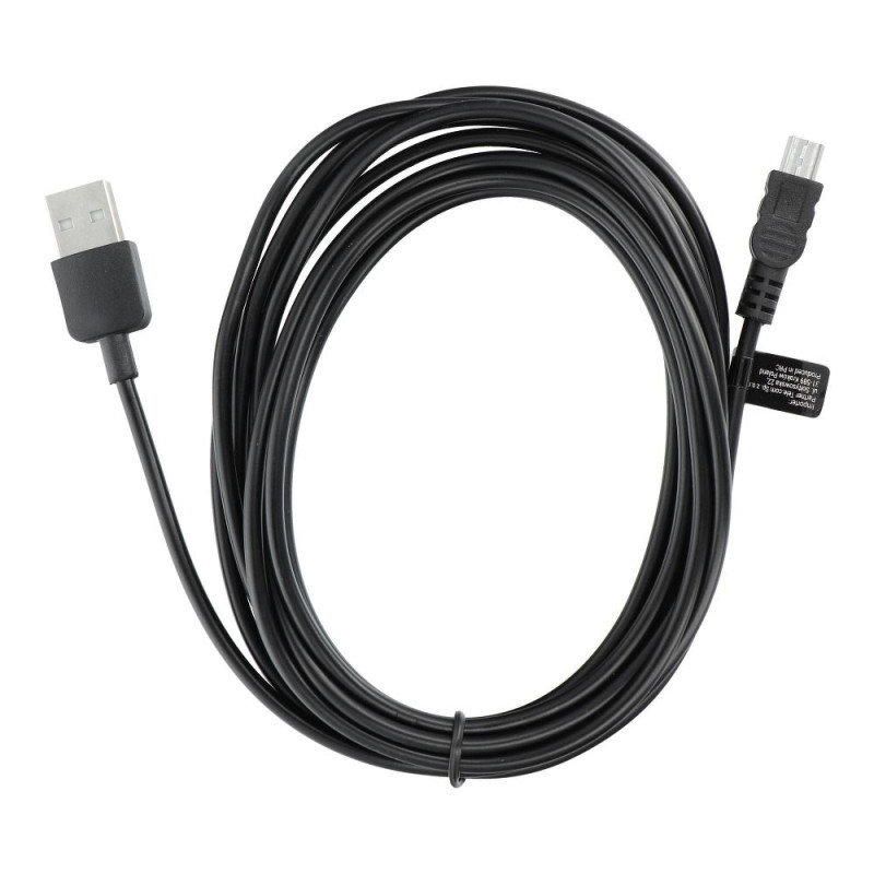 Kabel USB A na Mini USB pro navigace / kamery - černý 2 m