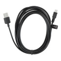 Kabel USB-A na Mini USB 3 m černý