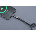 Forcell 4v1 USB-C/USB-A/Lightning kabel 1 m chrome