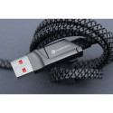 Forcell 4v1 USB-C/USB-A/Lightning kabel 1 m chrome