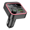 Hoco BRAVERY E85 do auta FM Bluetooth - černá