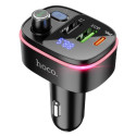 Hoco E62 autokonektor s FM transmitrem – černá