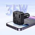 Nabíječka do auta Hoco E87 Bluetooth FM 35 W - černá