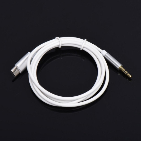 AUX USB-C na Jack 3,5 mm (male) bílý