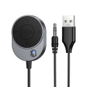 Bluetooth audio přijímač Hoco E150 s AUX 3,5 mm - šedý