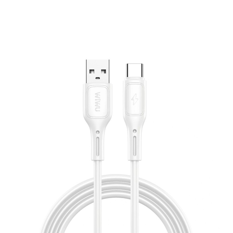 Kabel WiWU STARLINK pro nabíjení a přenos dat USB A na USB C - bílý