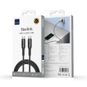 Kabel WiWU Starlink WI-C043E USB-C / USB-C 30W černý