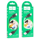 Kabel Hoco X90 pro zařízení USB-A / Micro USB 1 m - bílý