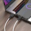 Kabel Hoco X90 pro zařízení USB-A / Micro USB 1 m - bílý