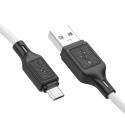 Kabel Hoco X90 pro zařízení USB-A / Micro USB 1 m - bílý