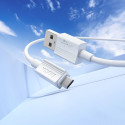 Kabel Hoco X107 pro Micro USB zařízení 1 m - bílý