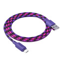Kabel Hoco X116 pro nabíjení Micro USB 1 m - gradient fialová