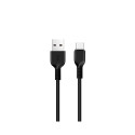 Kabel HOCO USB A → USB-C 2,4A 1 m černý