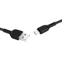 Kabel HOCO USB A na USB C 2,4A 3 m černý