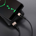Kabel Hoco X26 pro nabíjení a přenos dat USB A na USB C 1 m - černá/zlatá