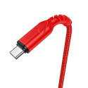 Kabel Hoco VICTORY X59 pro zařízení USB-C 1 m - červený