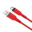 Kabel Hoco VICTORY X59 pro zařízení USB-C 1 m - červený