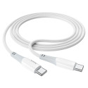 Kabel HOCO X70 pro USB-C zařízení 1 m - bílý