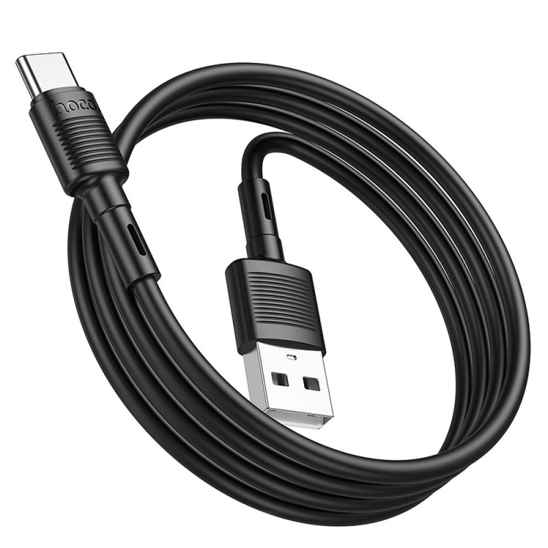 Kabel HOCO X83 pro USB-A/USB-C 1 m - černý