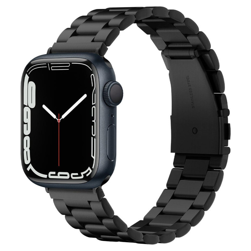 SPIGEN Modern Fit Band kovový řemínek pro Apple Watch 42/44/45/49mm, černý