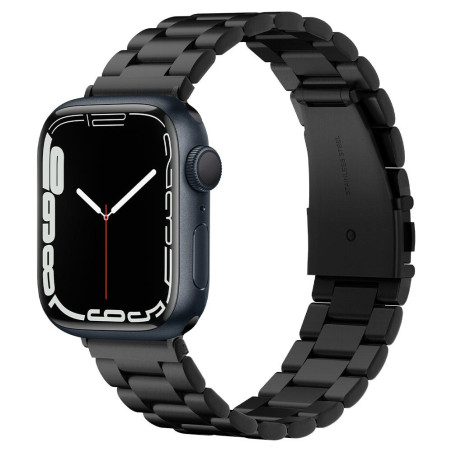 SPIGEN Modern Fit Band kovový řemínek pro Apple Watch 42/44/45/49mm, černý