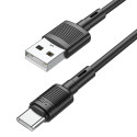 Kabel HOCO X83 pro USB-A/USB-C 1 m - černý