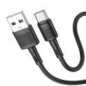 Kabel HOCO X83 pro USB-A/USB-C 1 m - černý