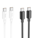 Kabel HOCO PD 6A 100W pro USB-C zařízení 1 m - černý