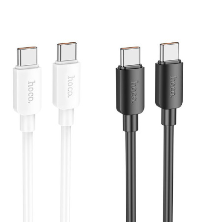 Kabel HOCO PD 6A 100W pro USB-C zařízení 1 m - černý