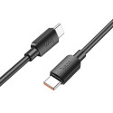 Kabel HOCO PD 6A 100W pro USB-C zařízení 1 m - černý