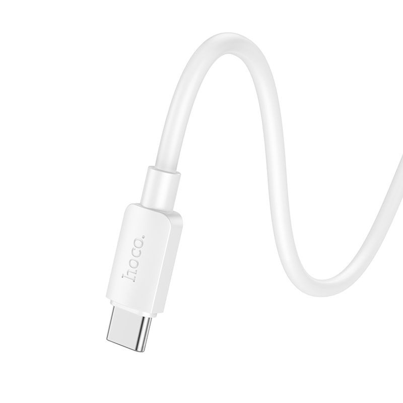 Kabel USB-C HOCO PD 6A 100W pro zařízení 1 m - bílý
