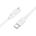 Kabel USB-C HOCO PD 6A 100W pro zařízení 1 m - bílý